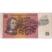 AUSTRALIA 1967 . FIVE 5 DOLLARS BANKNOTE . COOMBS / RANDALL . ERROR . COLOUR SIMULATION MISSING